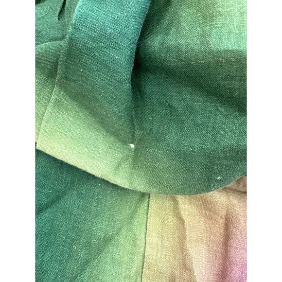 The Wolfgang - Off Shoulder Tie Dye Mini Dress in Green & Purple - Picture 4 of 5